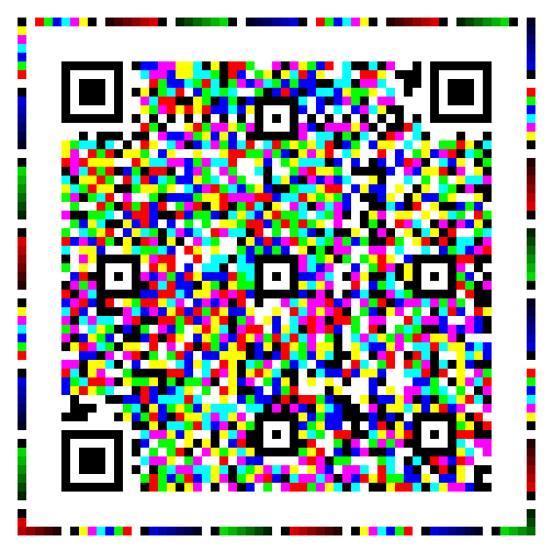 A real, scannable PS Code carrying a business card